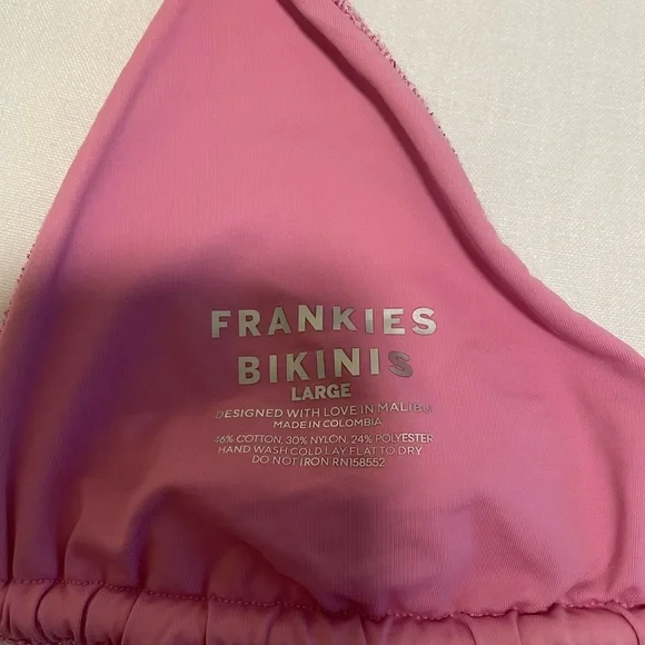 Frankie's Bikinis Lavender Triangle Bikini - Picture 8 of 9